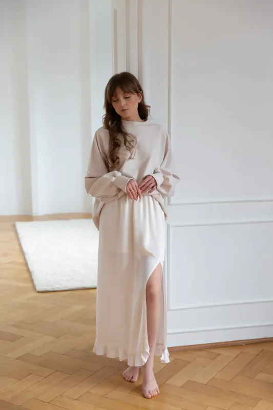 Spódnica „Softly” z wiskozy — Atelier Loome