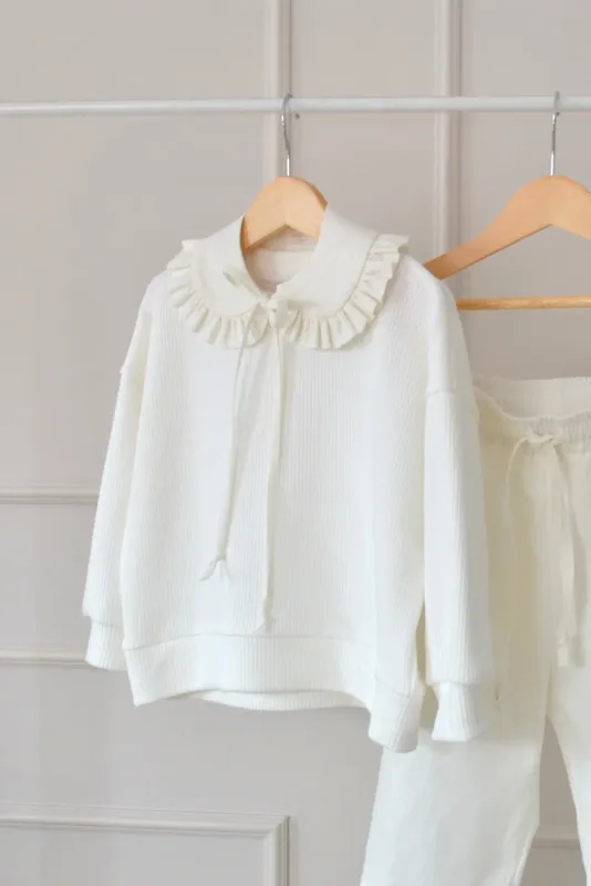 Sweterek z dzaniny „Softly” dla dziecka — Atelier Loome