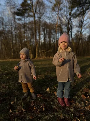 Kurtka z wełny merino — Basic Wool