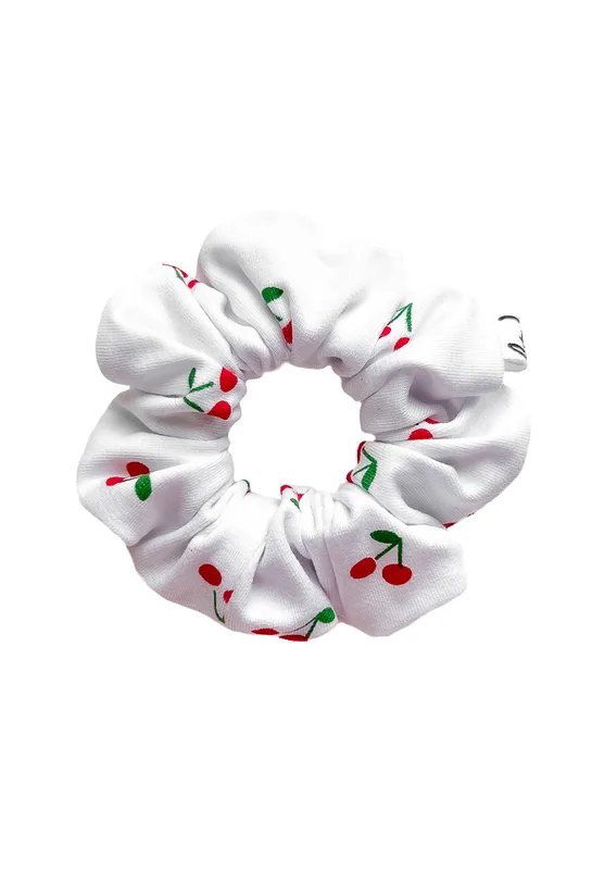 Gumka do włosów wisienki Cherry z bawełny — Bavelana