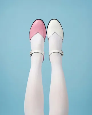 Alexa Pumps Różowe, ze skóry roślinnej — BOHEMA