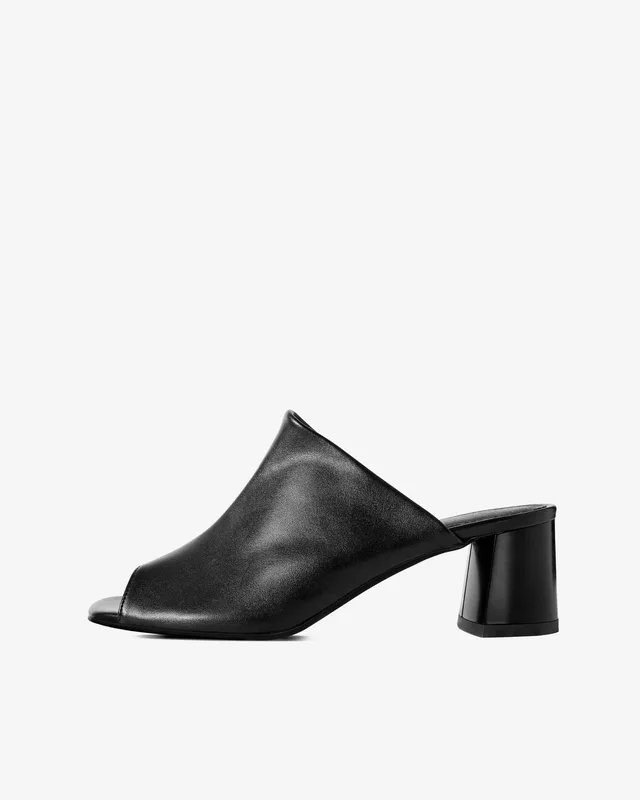 Uptown Black Buty, ze skóry roślinnej — BOHEMA