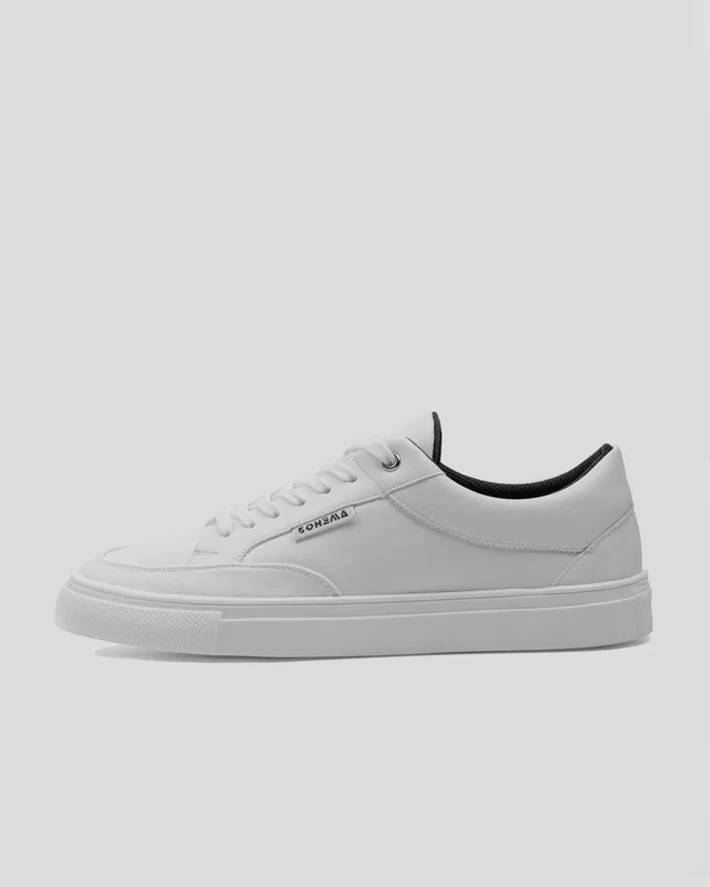 Sneakers Awake Białe, ze skóry roślinnej — BOHEMA