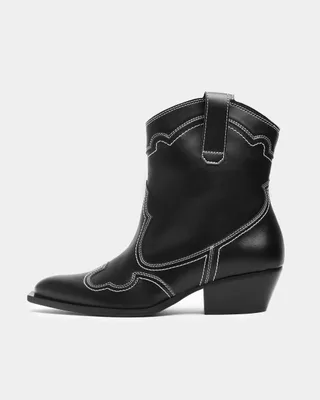 Stitchy Cowboy Kowbojki, ze skóry roślinnej — BOHEMA