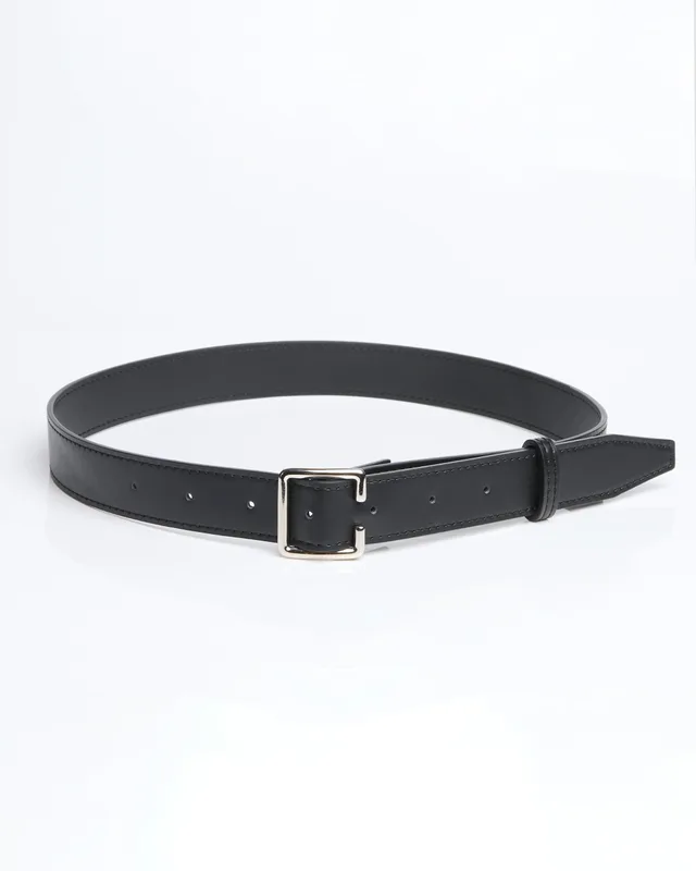 Sleek Belt Pasek, ze skóry roślinnej — BOHEMA