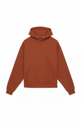 HOODIE OVERSIZE HEAVY LOOP BRANDY — BrandMe