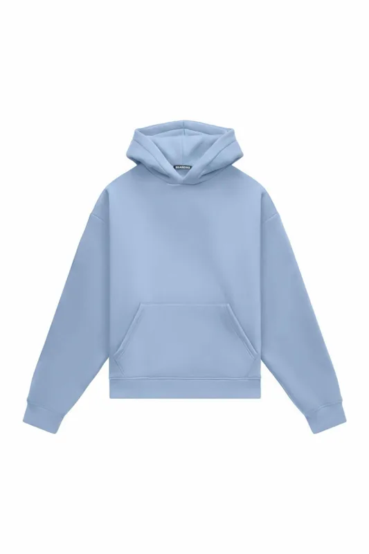 HOODIE OVERSIZE HEAVY LOOP AIRY BLUE — BrandMe
