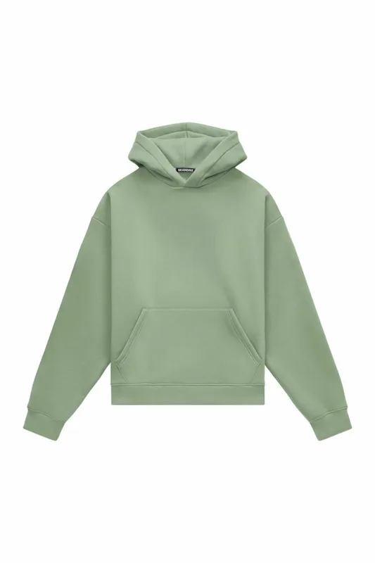 HOODIE OVERSIZE HEAVY LOOP ALMOND — BrandMe