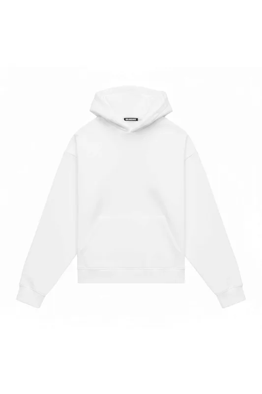 Hoodie oversize LIGHT BRUSHED WHITE — BrandMe