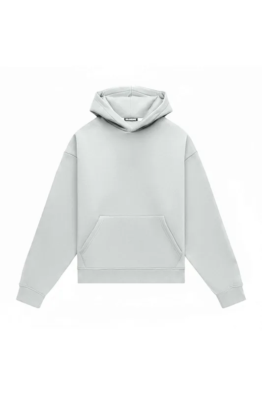 Hoodie oversize LIGHT BRUSHED OFF WHITE — BrandMe