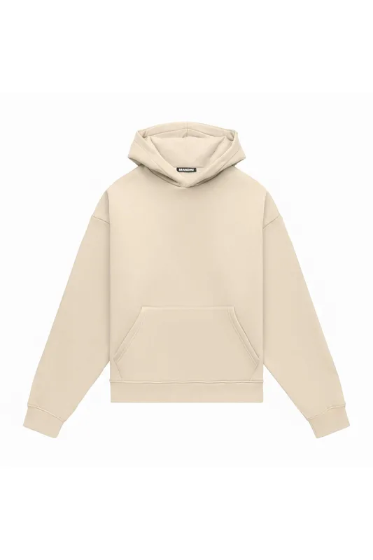 Hoodie oversize LIGHT BRUSHED STONE — BrandMe