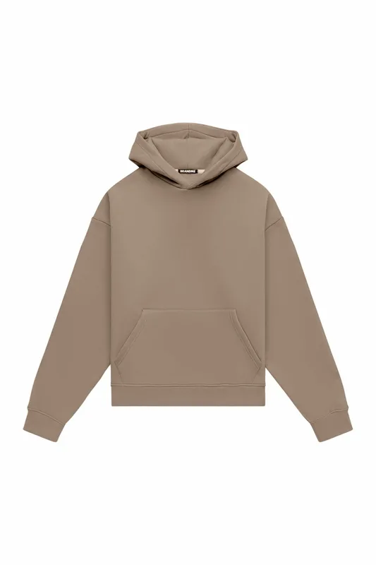 Hoodie oversize LIGHT BRUSHED COOL STONE — BrandMe