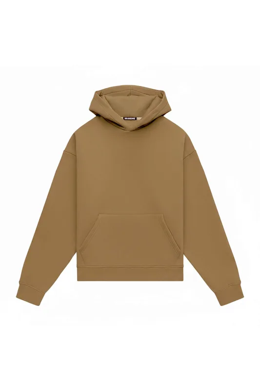 Hoodie oversize LIGHT BRUSHED MACADAMIA — BrandMe