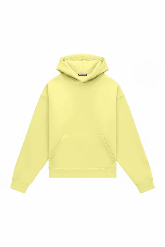 Hoodie oversize LIGHT BRUSHED BANANA — BrandMe