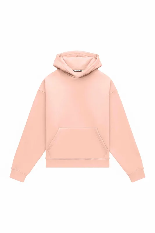 Hoodie oversize LIGHT BRUSHED SALMON — BrandMe