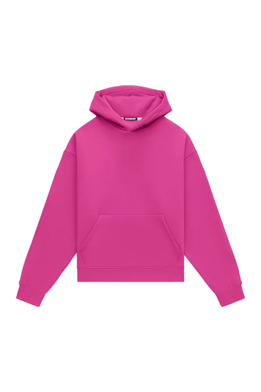 Hoodie oversize LIGHT BRUSHED RASPBERRY — BrandMe