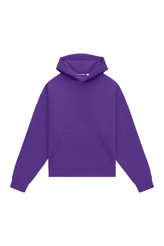 Hoodie oversize LIGHT BRUSHED VIOLET — BrandMe