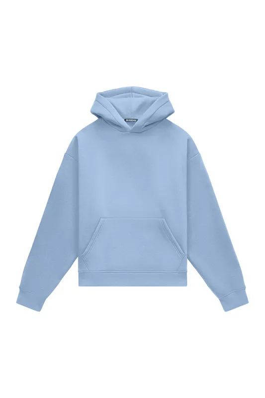Hoodie oversize LIGHT BRUSHED AIRY BLUE — BrandMe