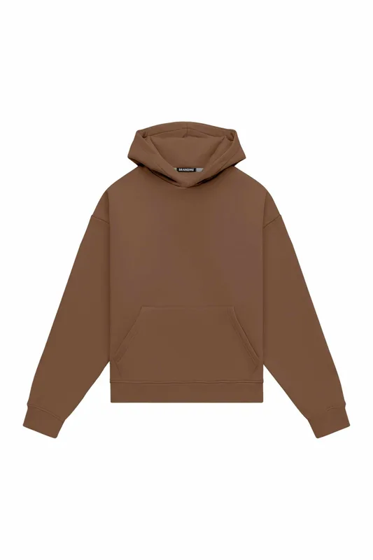 Hoodie oversize LIGHT BRUSHED BROWN — BrandMe