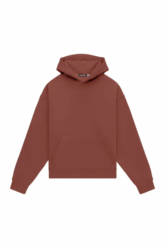 Hoodie oversize LIGHT BRUSHED CINNAMON — BrandMe
