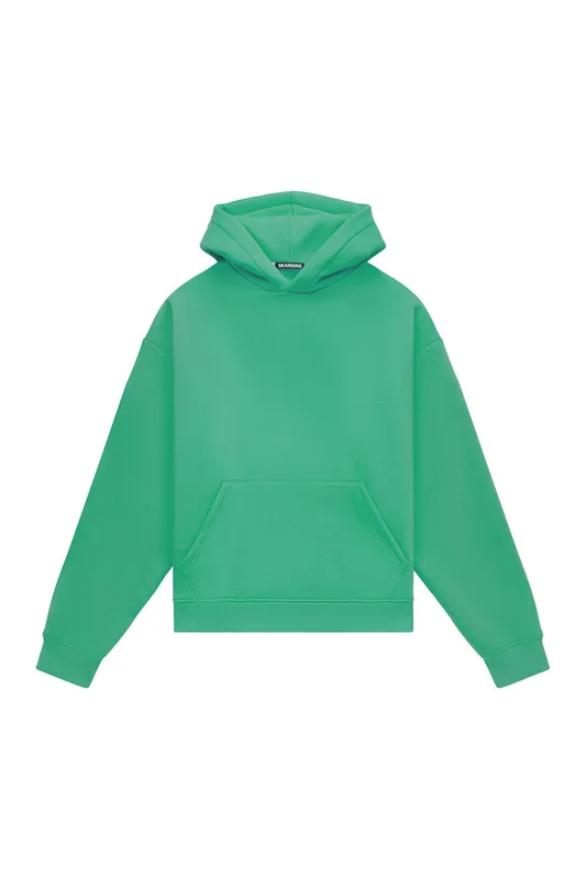 Hoodie oversize LIGHT BRUSHED KELLY GREEN — BrandMe