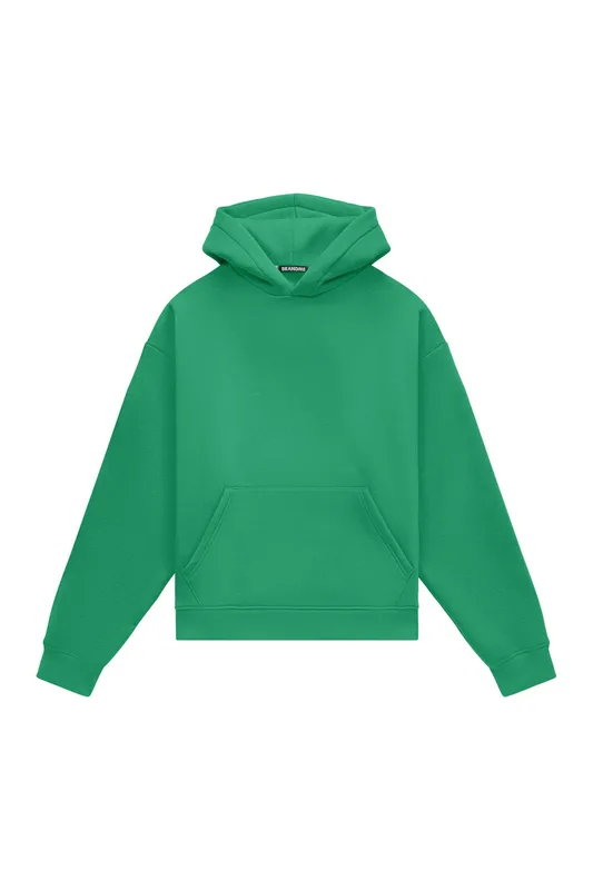 Hoodie oversize LIGHT BRUSHED ABUNDANT GREEN — BrandMe