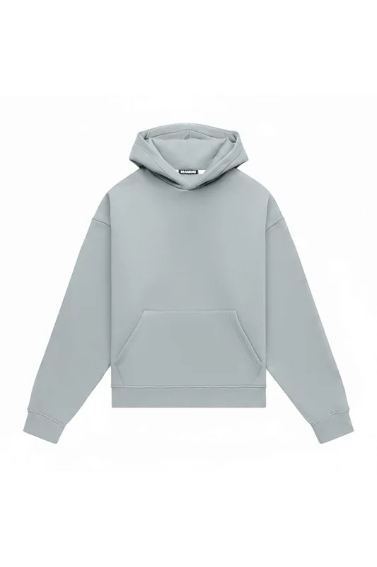Hoodie oversize LIGHT BRUSHED GRAY — BrandMe