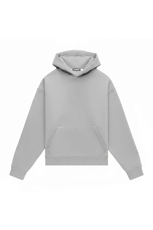 Hoodie oversize LIGHT BRUSHED CEMENT — BrandMe