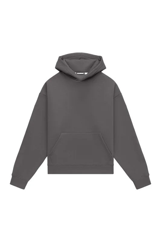 Hoodie oversize LIGHT BRUSHED DARK GRAY — BrandMe