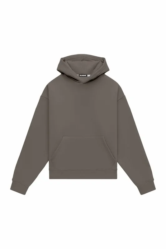 Hoodie oversize LIGHT BRUSHED KHAKI MELANGE — BrandMe