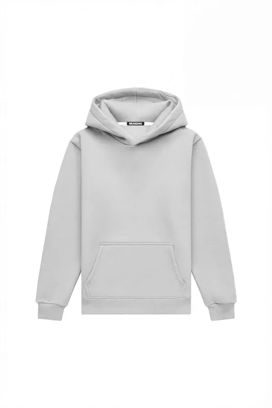 Hoodie regular LIGHT BRUSHED OFF WHITE — BrandMe