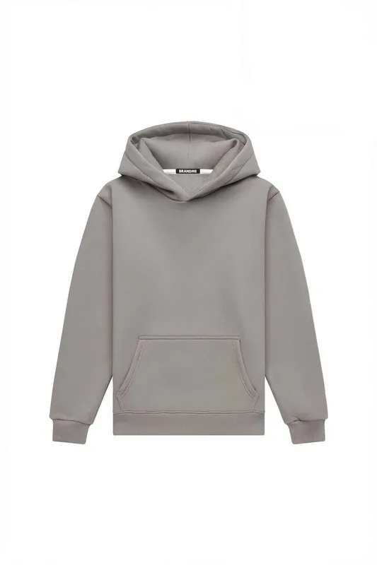 Hoodie regular LIGHT BRUSHED CREAM — BrandMe
