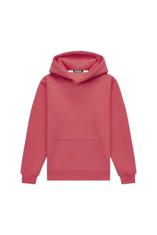 Hoodie regular LIGHT BRUSHED CORAL — BrandMe