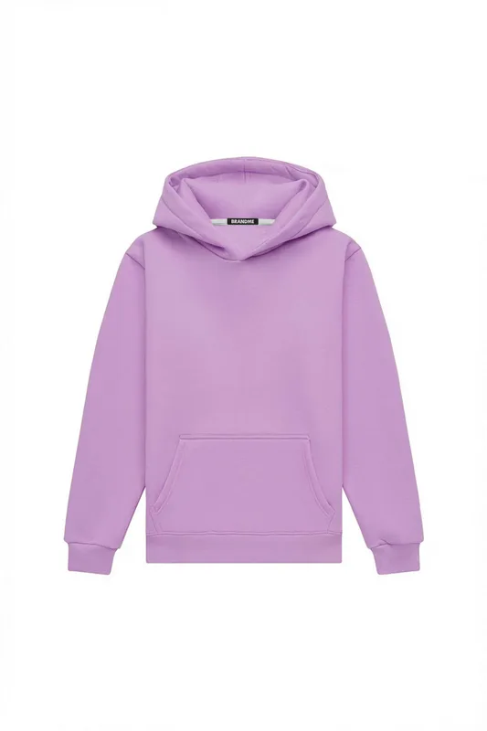 Hoodie regular LIGHT BRUSHED LILAC — BrandMe