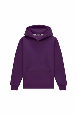 Hoodie regular LIGHT BRUSHED DARK PURPLE — BrandMe