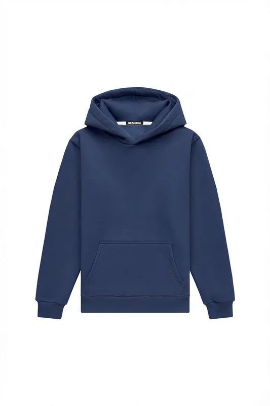 Hoodie regular LIGHT BRUSHED DENIM — BrandMe