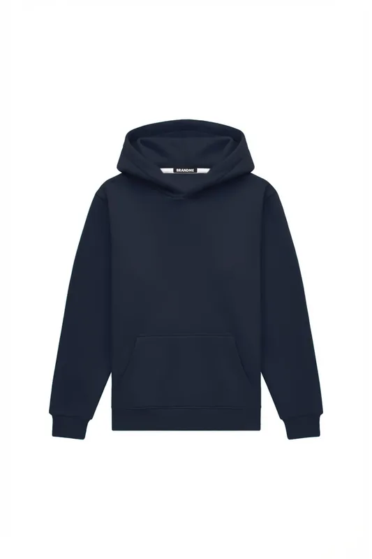 Hoodie regular LIGHT BRUSHED NAVY — BrandMe