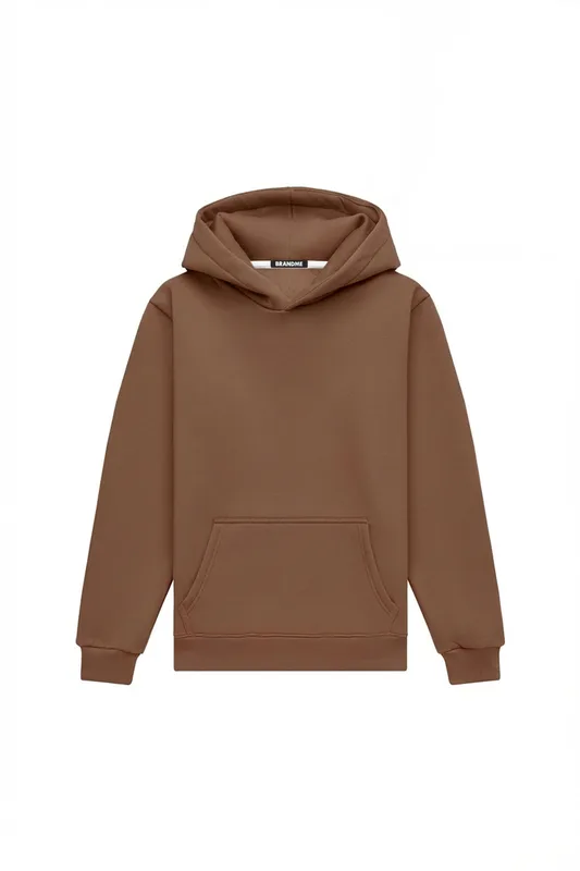Hoodie regular LIGHT BRUSHED BROWN — BrandMe