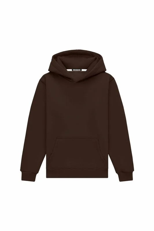 Hoodie regular LIGHT BRUSHED CHOCOLATE — BrandMe