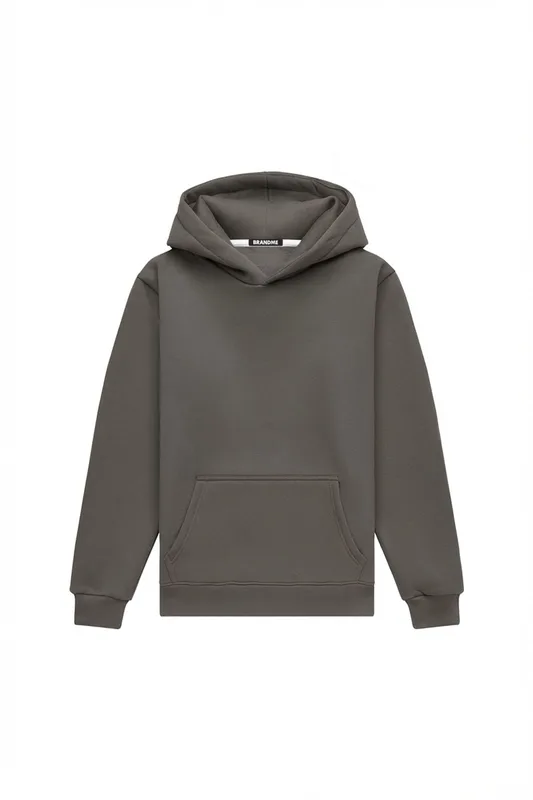 Hoodie regular LIGHT BRUSHED DARK GRAY — BrandMe