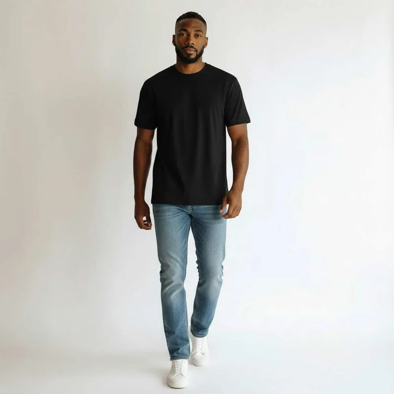 T shirt Regular LIGHT BLACK — BrandMe
