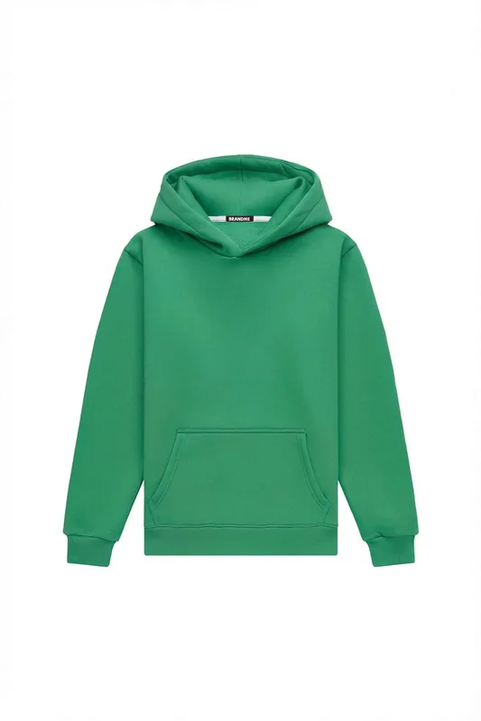 Hoodie regular LIGHT BRUSHED ABUNDANT GREEN — BrandMe