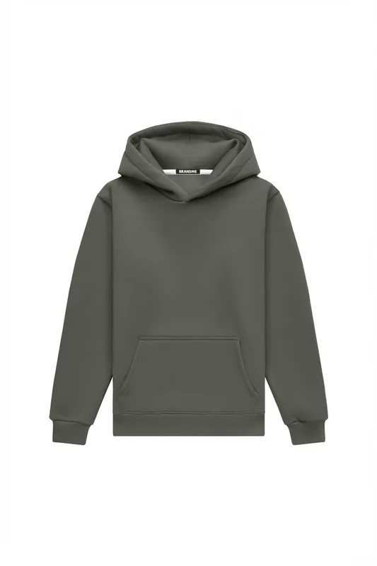 Hoodie regular MEDIUM BRUSHED MELANŻ 40P — BrandMe