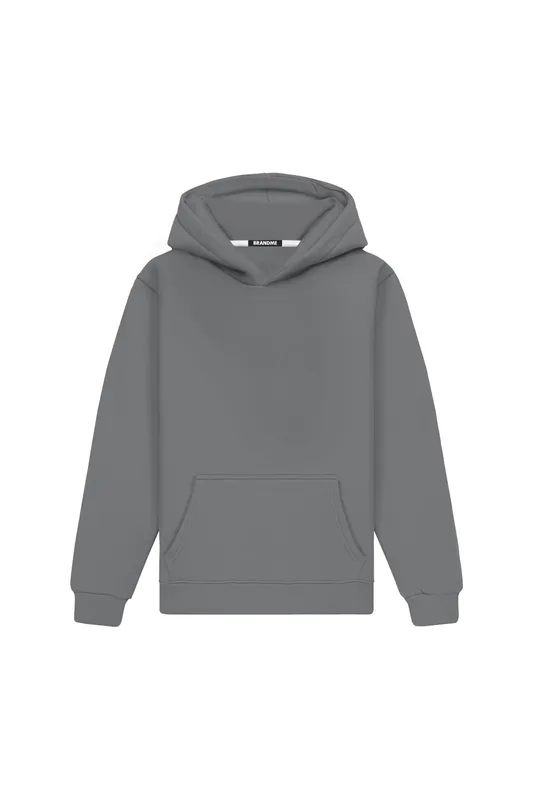 Hoodie regular MEDIUM BRUSHED MELANŻ 8B — BrandMe