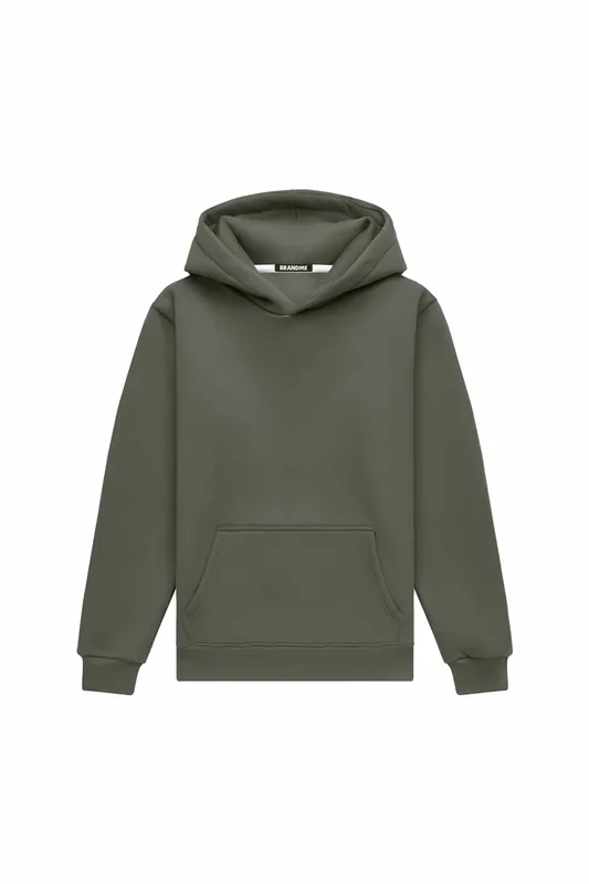Hoodie regular MEDIUM BRUSHED MELANŻ 40P — BrandMe