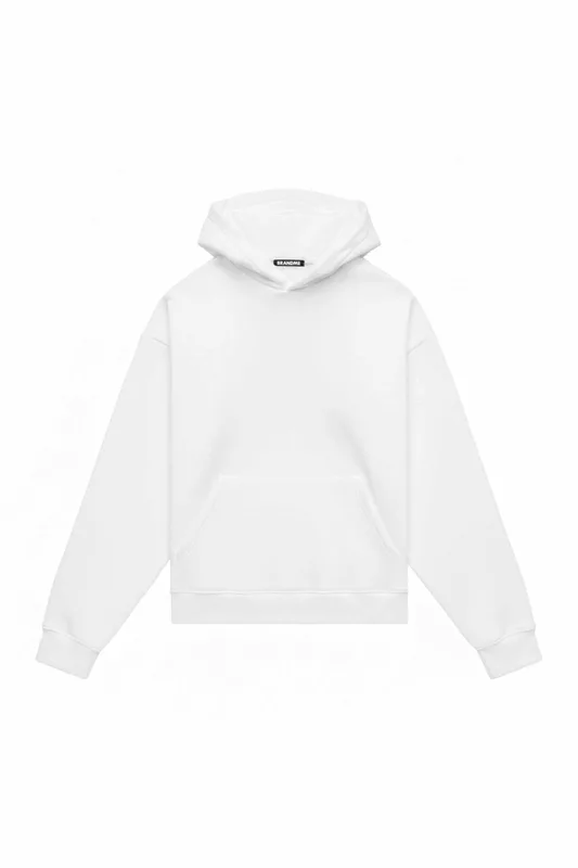 Hoodie oversize MEDIUM BRUSHED WHITE — BrandMe