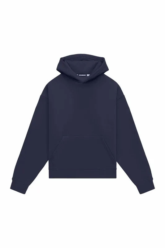 Hoodie oversize MEDIUM BRUSHED JEANS — BrandMe