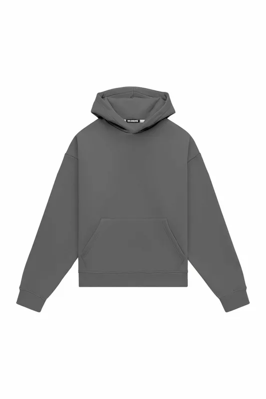 Hoodie oversize MEDIUM BRUSHED MELANŻ 8B — BrandMe
