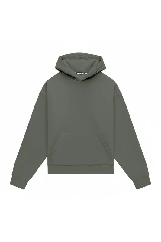 Hoodie oversize MEDIUM BRUSHED MELANŻ 40P — BrandMe