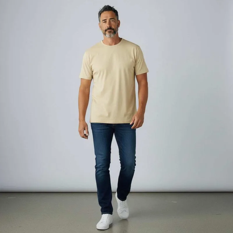 T shirt oversize HEAVY BEIGE — BrandMe